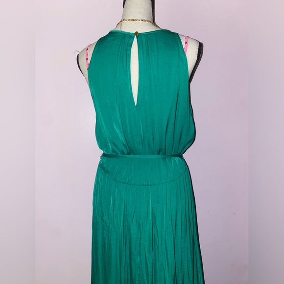 JENNIFER LOPEZ Sleeveless Green Maxi Dress. Size 2 - Picture 11 of 13